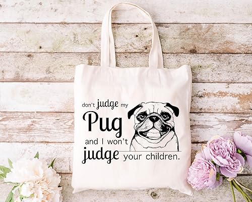 Miniatura 9 de Pet Studio Art Bolso tote Don't Judge My Dog