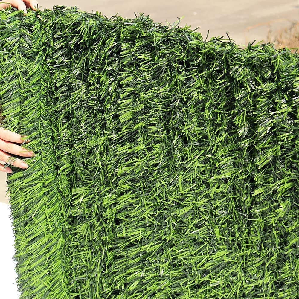 Prato Sintetico Manto Erboso Rotolo Erba Artificiale Realistica Giardino Tappeto Erboso Sintetico Anti UV Atossico Drenante Ideale per Viali Piscina Terrazzo Aree Giochi (4 x 5 m)