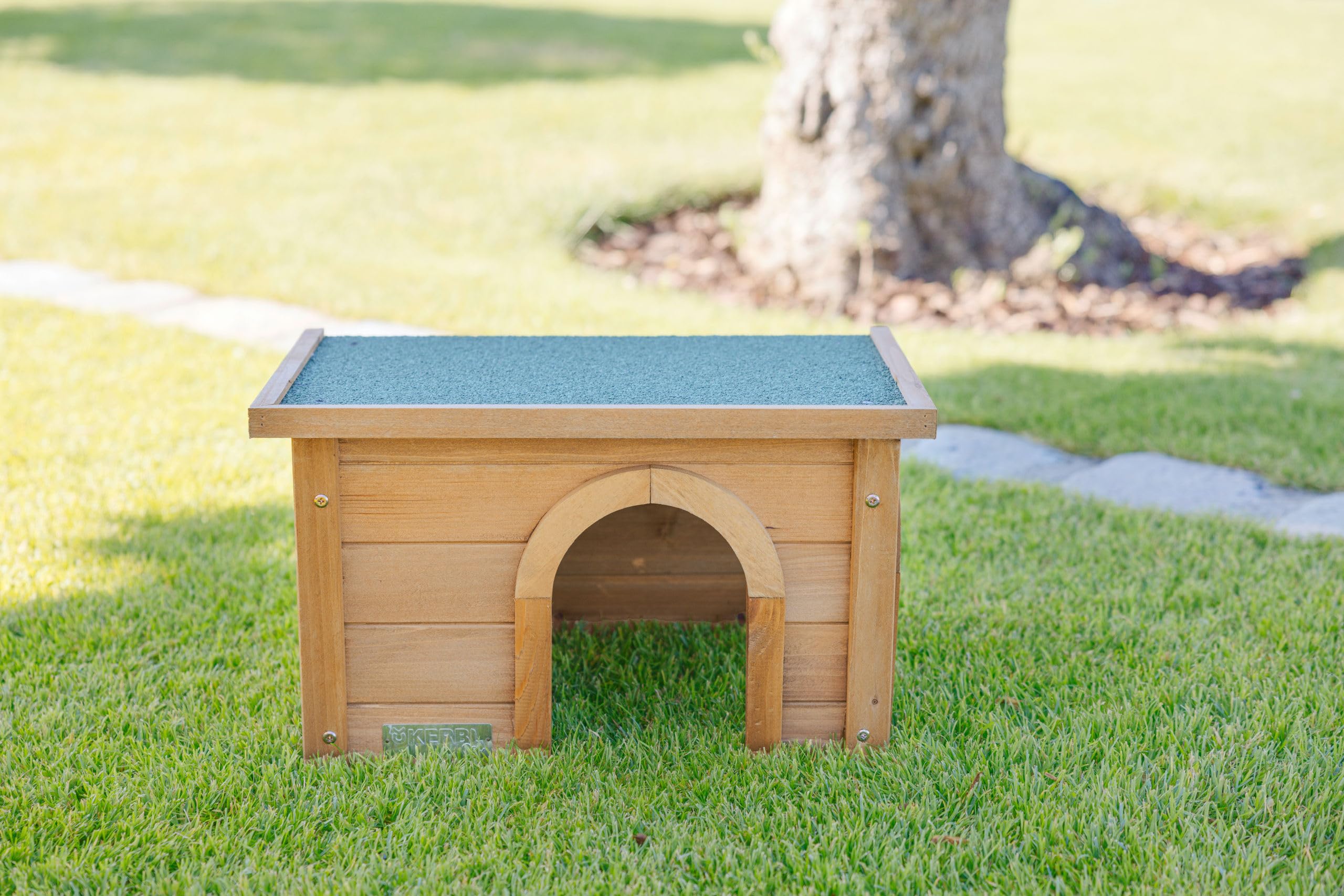 KERBL - Maison de toilette pour chat - 58 x 45 x 60 cm- IDA - Blanc/bleu - Vendeur MKP SHOP