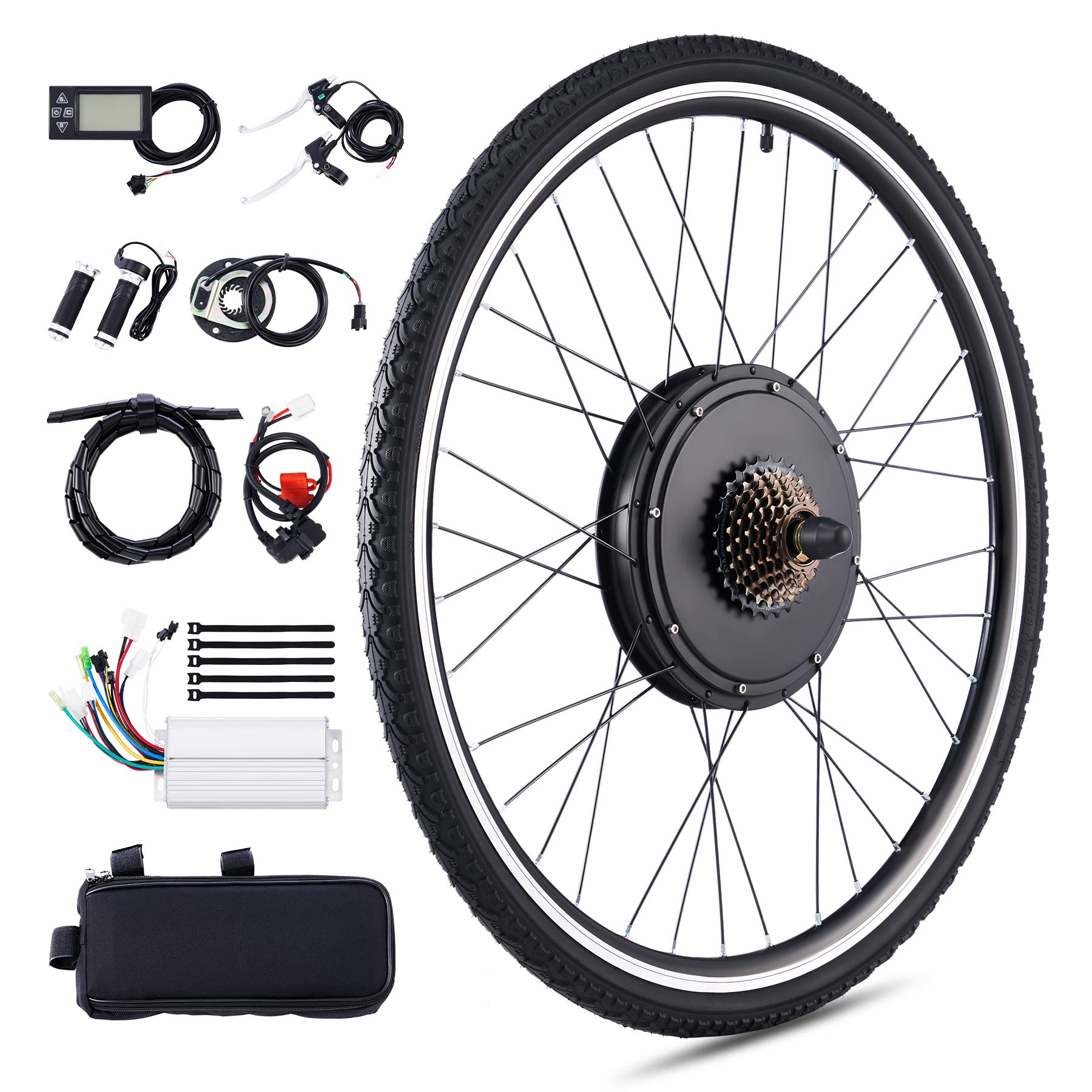 Buy Viribus 28" 1000W Electric Bike Conversion Kit, eBike Hub Motor Set