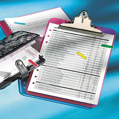 Miniatura 3 de Post-it 684ARR3 Flechas de página de 0.5 in, azulverderojoamarillo, 24color, 96 hojas por paquete