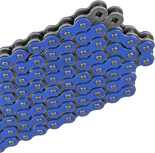 Miniatura 7 de Caltric Cadena de transmisión azul compatible con Honda Vt600C Vt600Cd Shadow Vlx 600 Deluxe 1993-2008