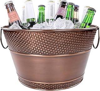 BREKX Old Tavern Copper Finish Antique Bucket...,