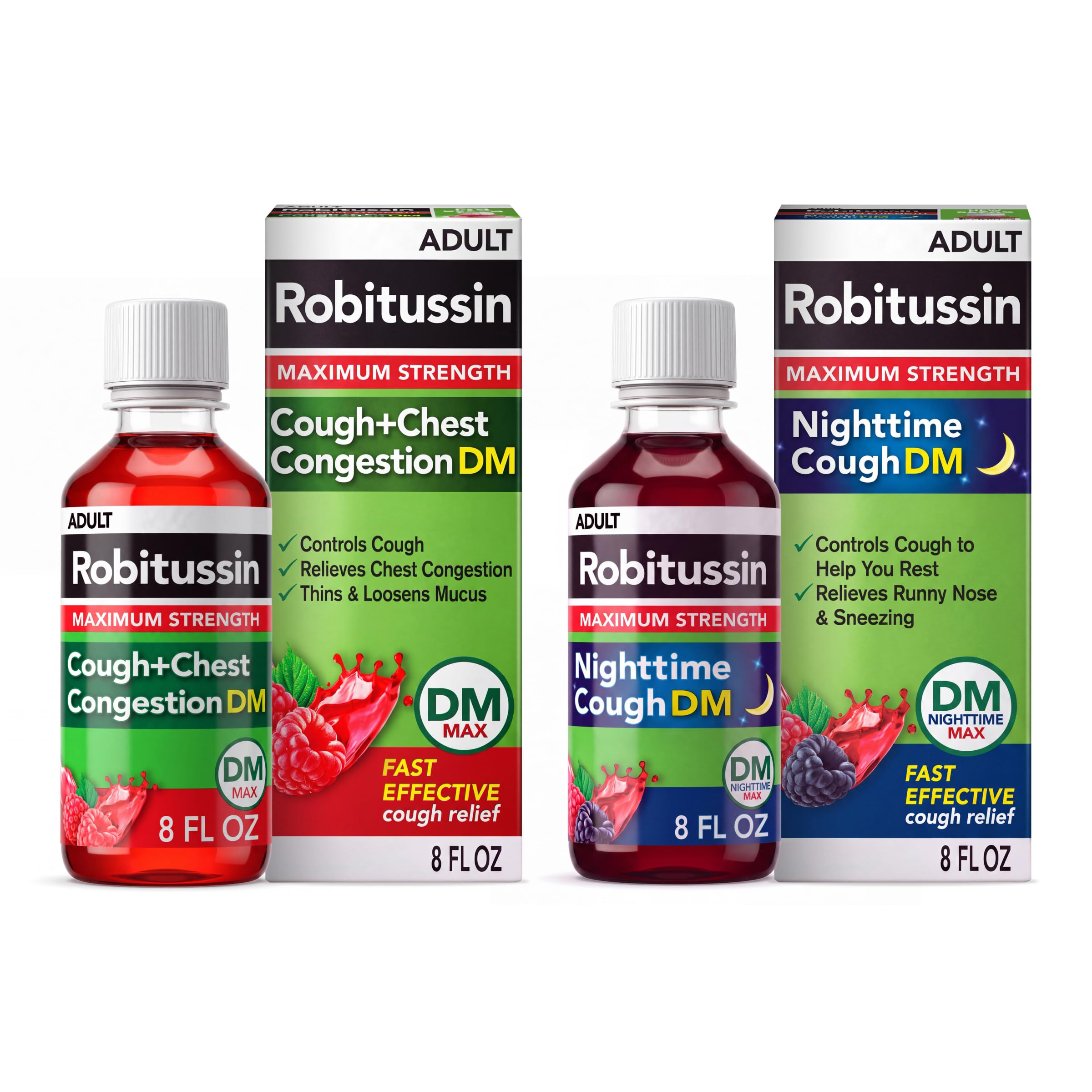 Robitussin DM Maximum Strength Cough Medicine 2 Pack