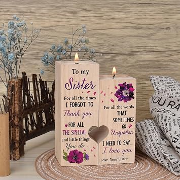 Sisters Gifts from Sister, Unique Birthday Gifts for Sisters, Best Sister Gift Ideas for Christmas Thanksgiving, Personalized Thank You Gifts | Best Sister Gift Ideas for Christmas Thanksgiving, Personalized Thank You Gifts