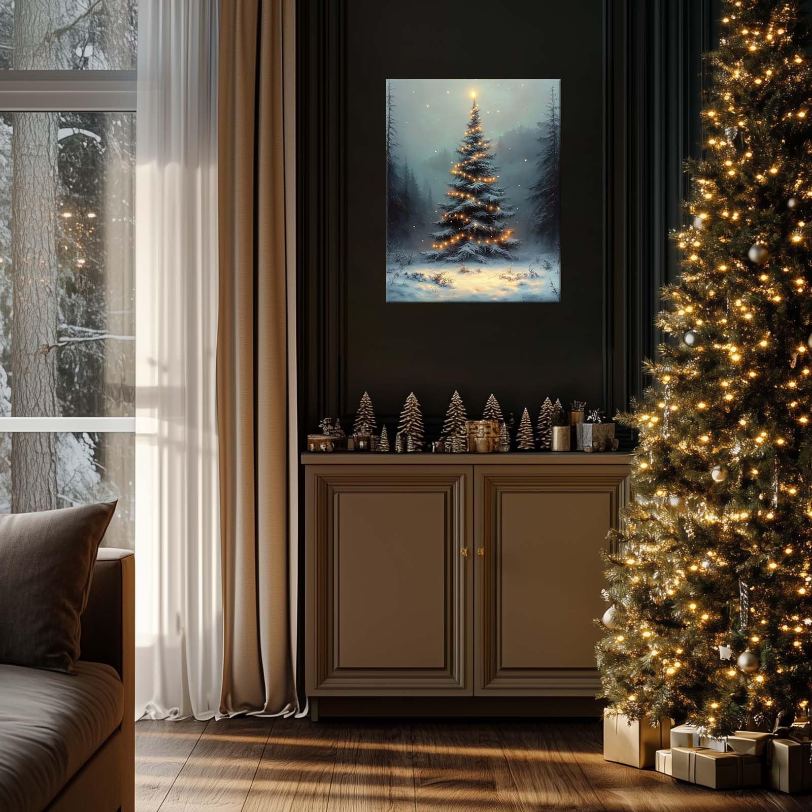 Posters For A Bedroom With Christmas Lights