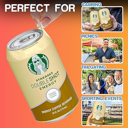 Miniatura 5 de Skywin Funda de silicona para latas, paquete de 3 tapas para latas de bebidas, 24 oz (24.0 fl oz) disfrazándola como una lata de refresco (café