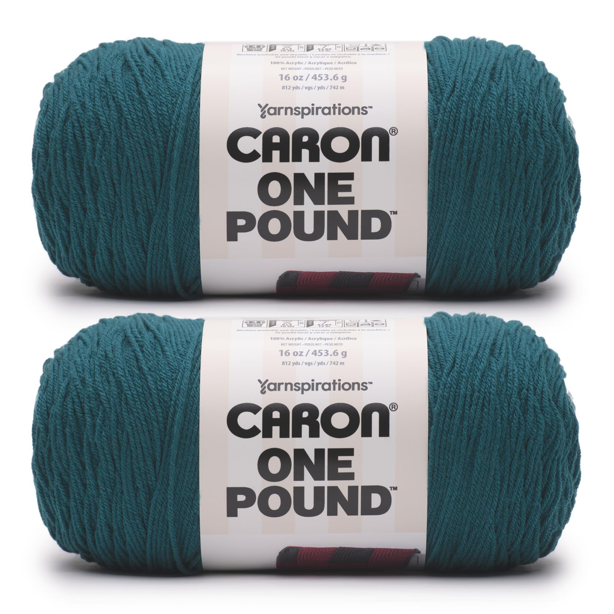 One Pound Yarn, Deep Sea Teal 2 Pack