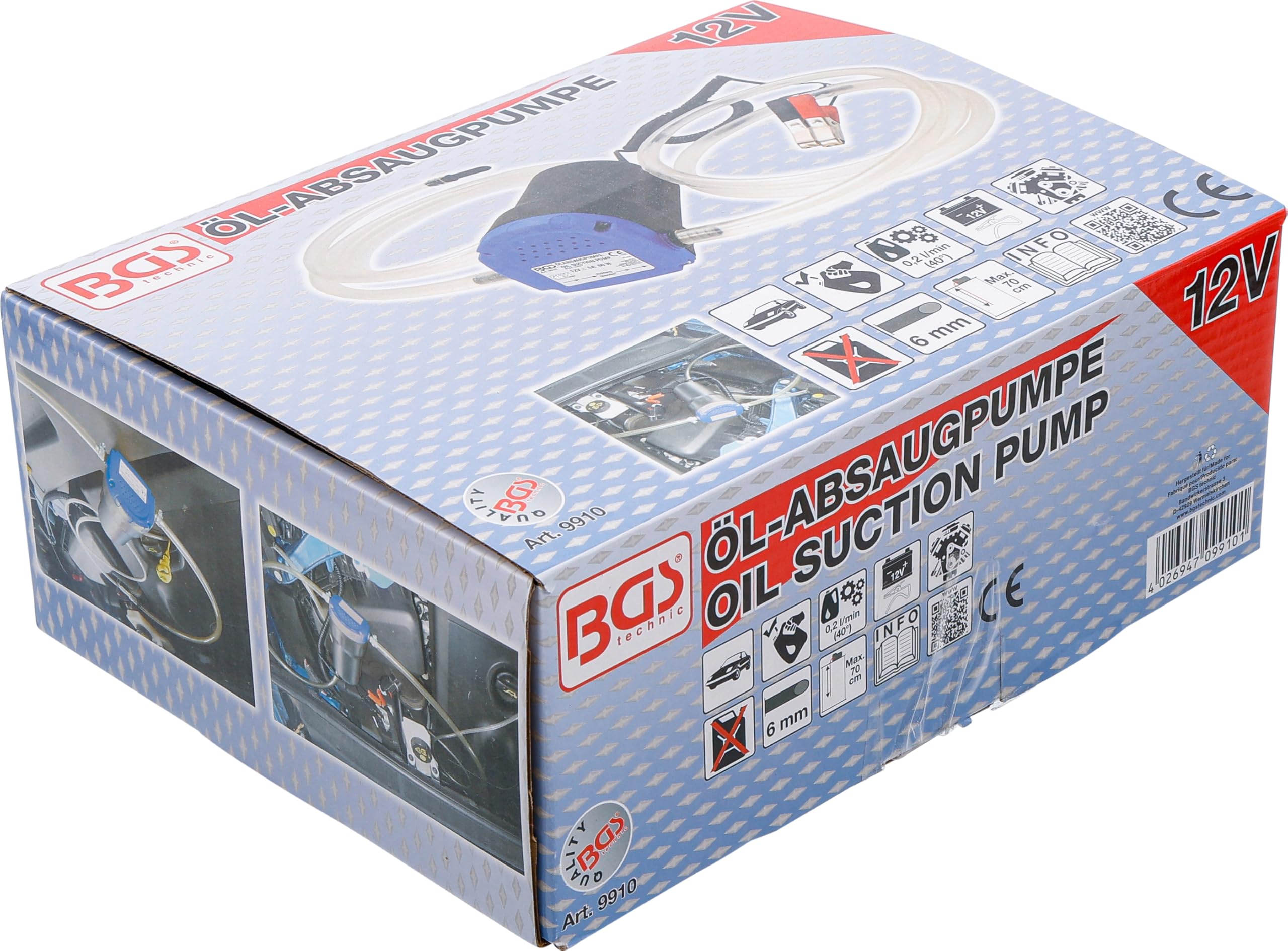 BGS 9910 | Pompa di aspirazione per olio | 12 volt