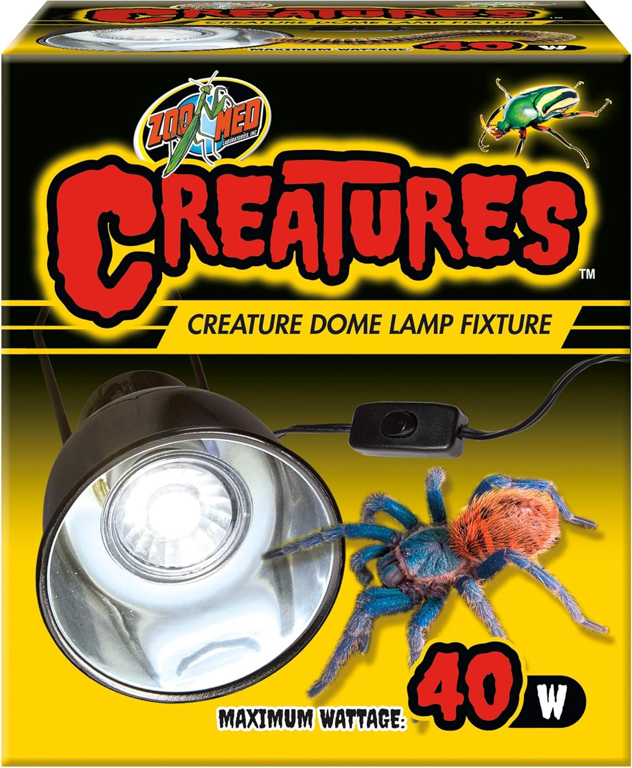 Zoo Med Creatures Dome Lamp Fixture 40 Watt