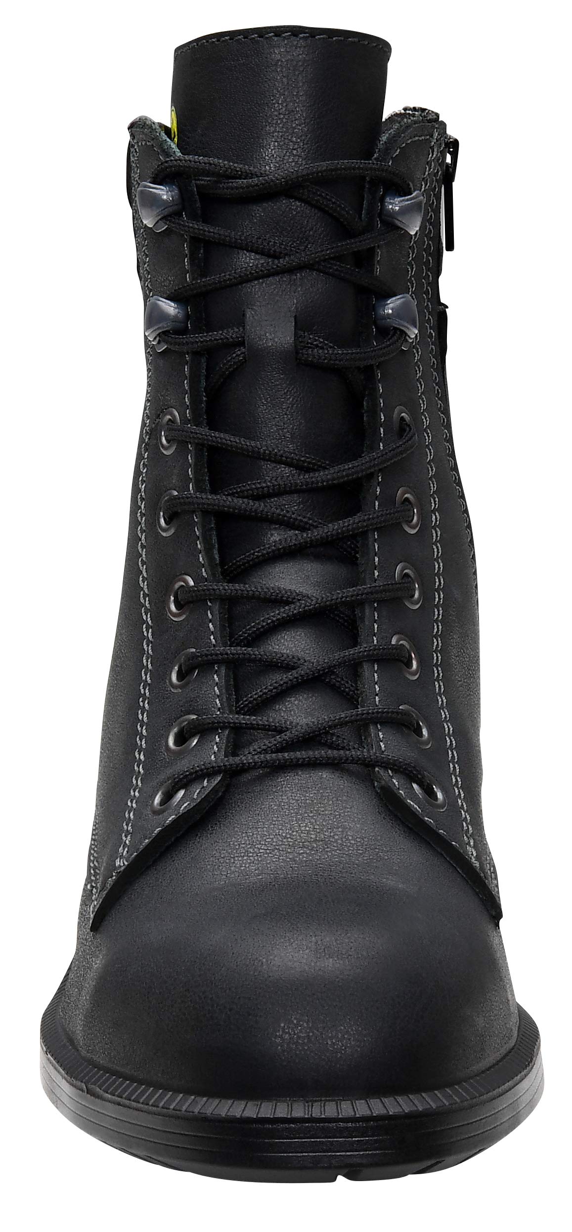 ELTEN NIKOLA black Mid ESD S2 | Sicherheitsschuhe für Damen & Herren, Stahlkappe, leicht, atmungsaktiv, Gr. 38