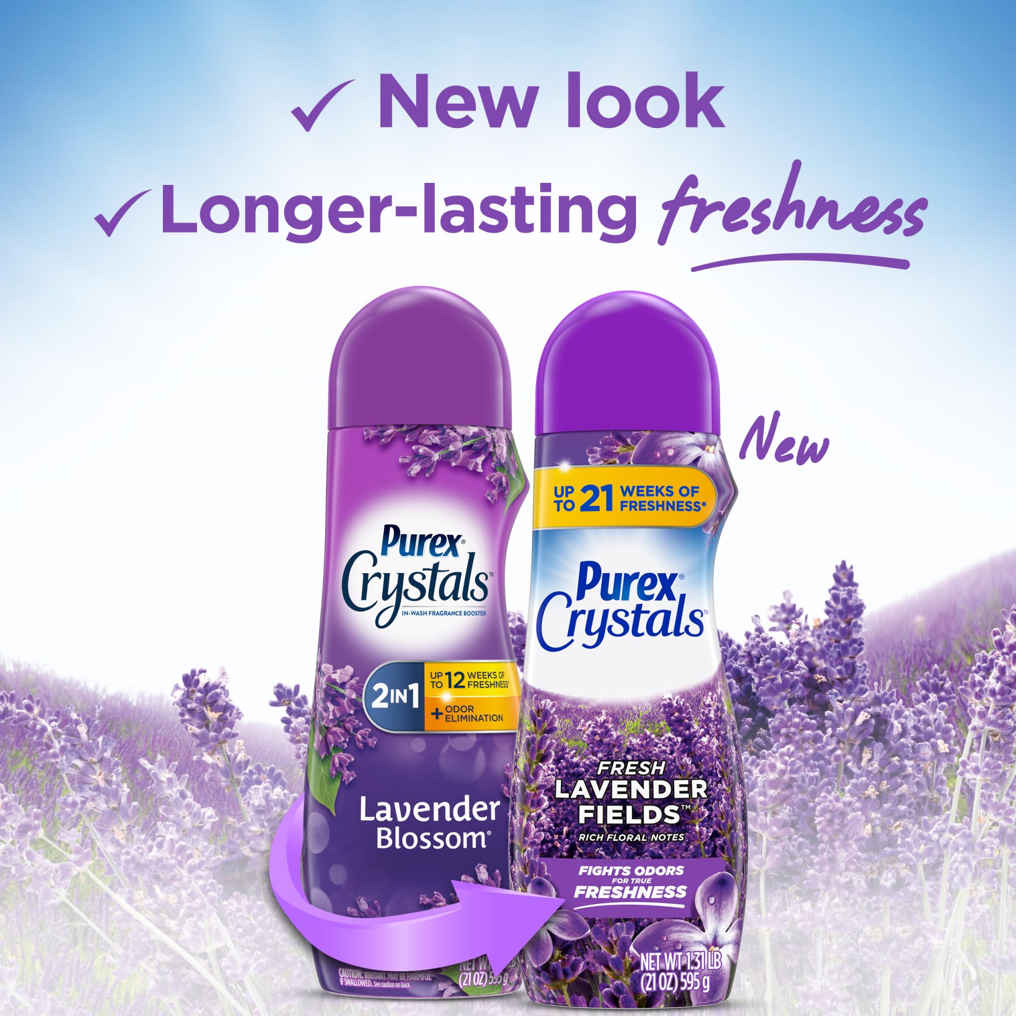 Amazon.com: Purex Crystals In-Wash Scent Booster, Fresh Lavender