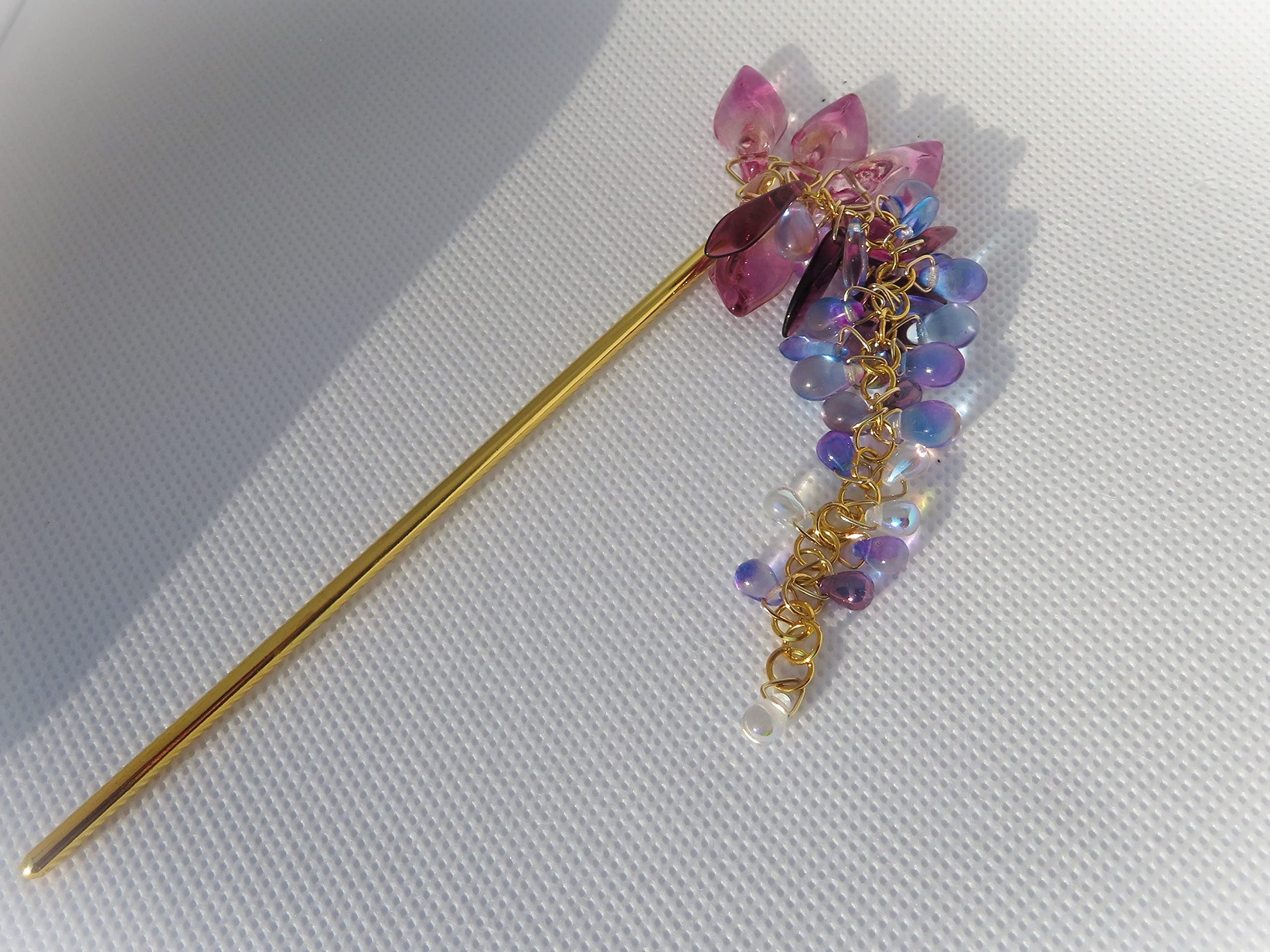 Amazon.co.jp: 藤の花のかんざし 簪 ヘアアクセサリー 浴衣 七五三
