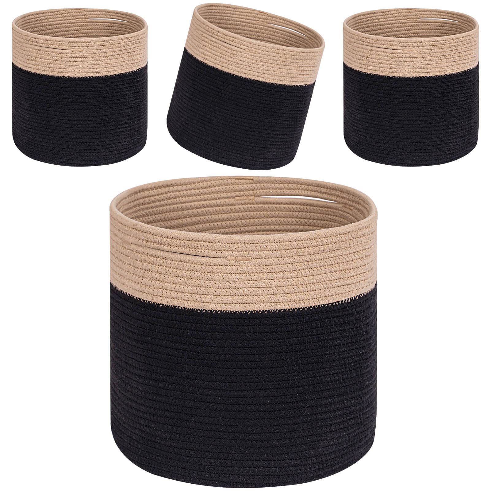 CubesLand Woven Cubes Baskets Bins for 13x13 Cube Organizer/Shelving