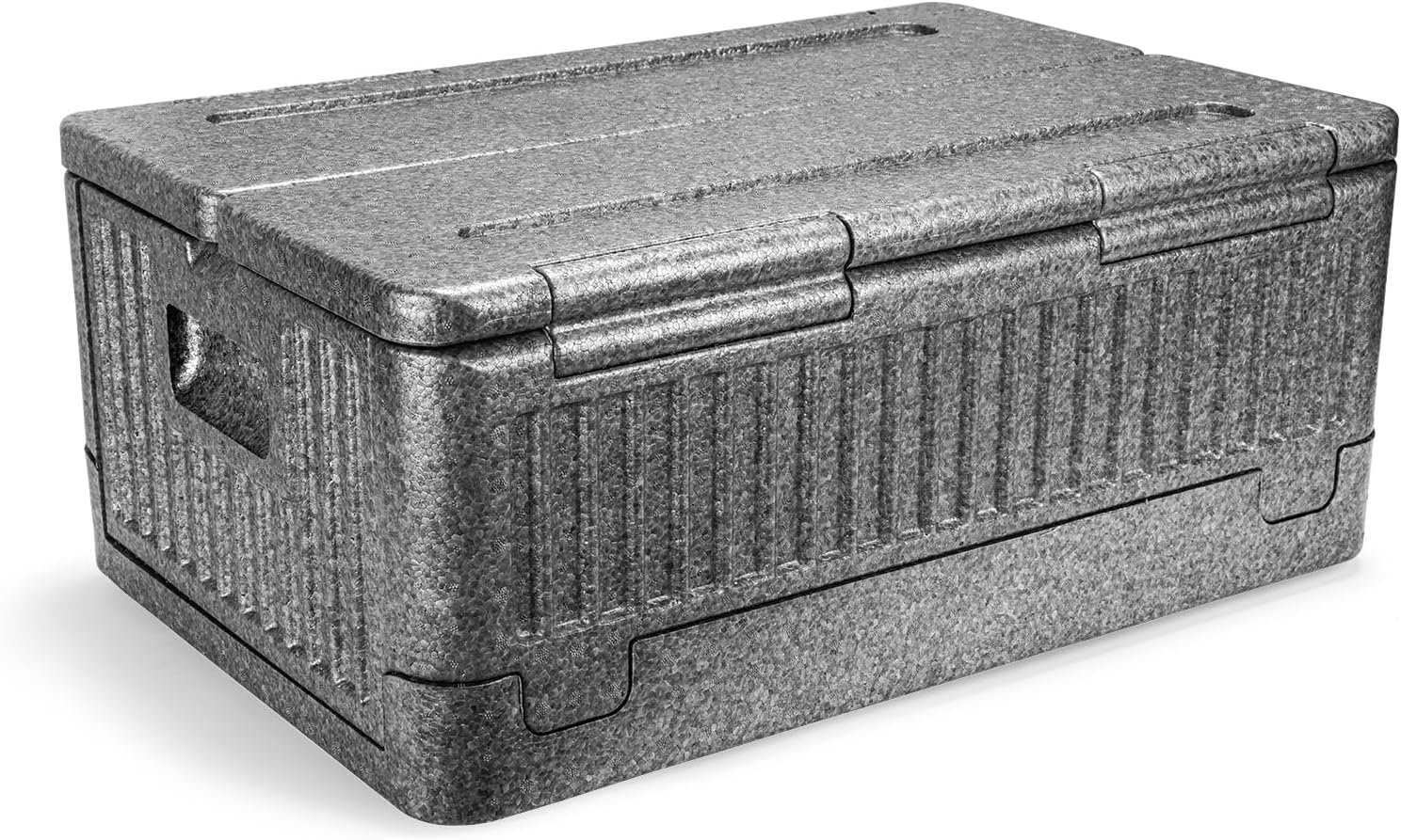 YUANHAO Gray Flip Down Top Loading EPP Insulated Food Pan Carrier, 8" Deep Full-Size Pan Max Capacity (Gray)