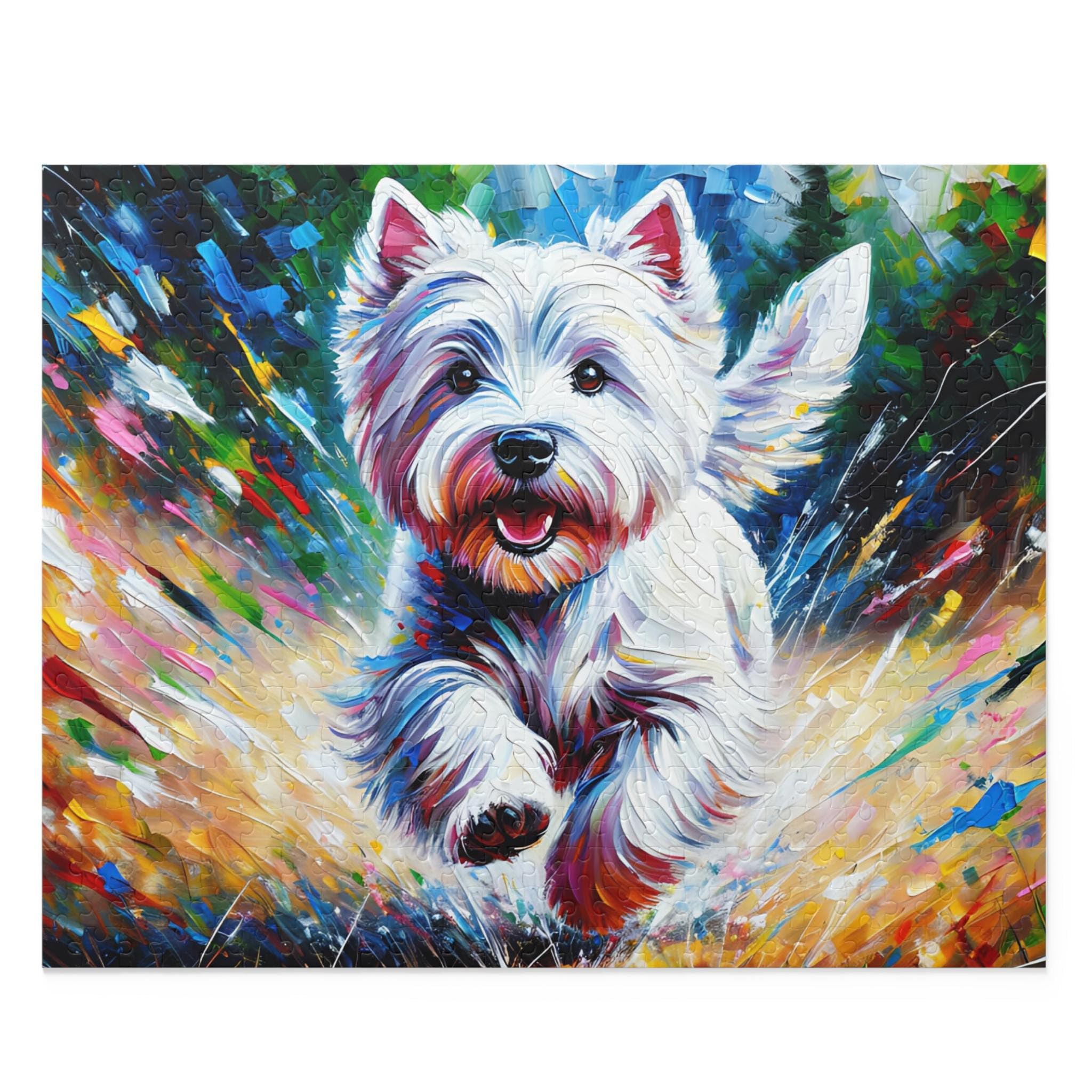 West Highland White Terrier Dog Jigsaw Puzzle | 1000 Pieces | Gifts For Westie Dog Lovers