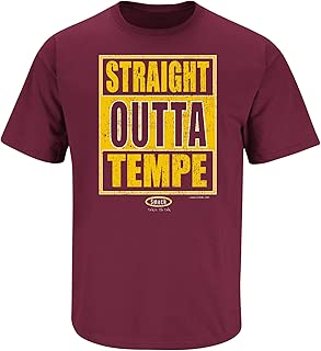 Smack Apparel Arizona State Football Fans. Straight Outta Tempe Maroon T-Shirt (Sm-5X) - coolthings.us