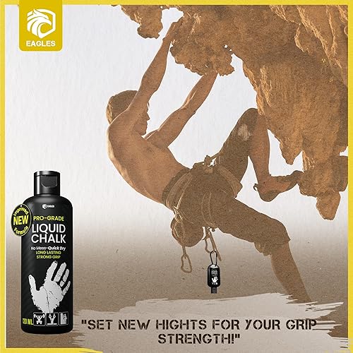Miniatura 5 de EAGLES Pro Grade Gym Liquid Chalk 50, 120 or 280ml Mess-Free Chalk for Weightlifting, Gymnastics Rock Climbing, Pole Grip, Sports Dries in Seconds -