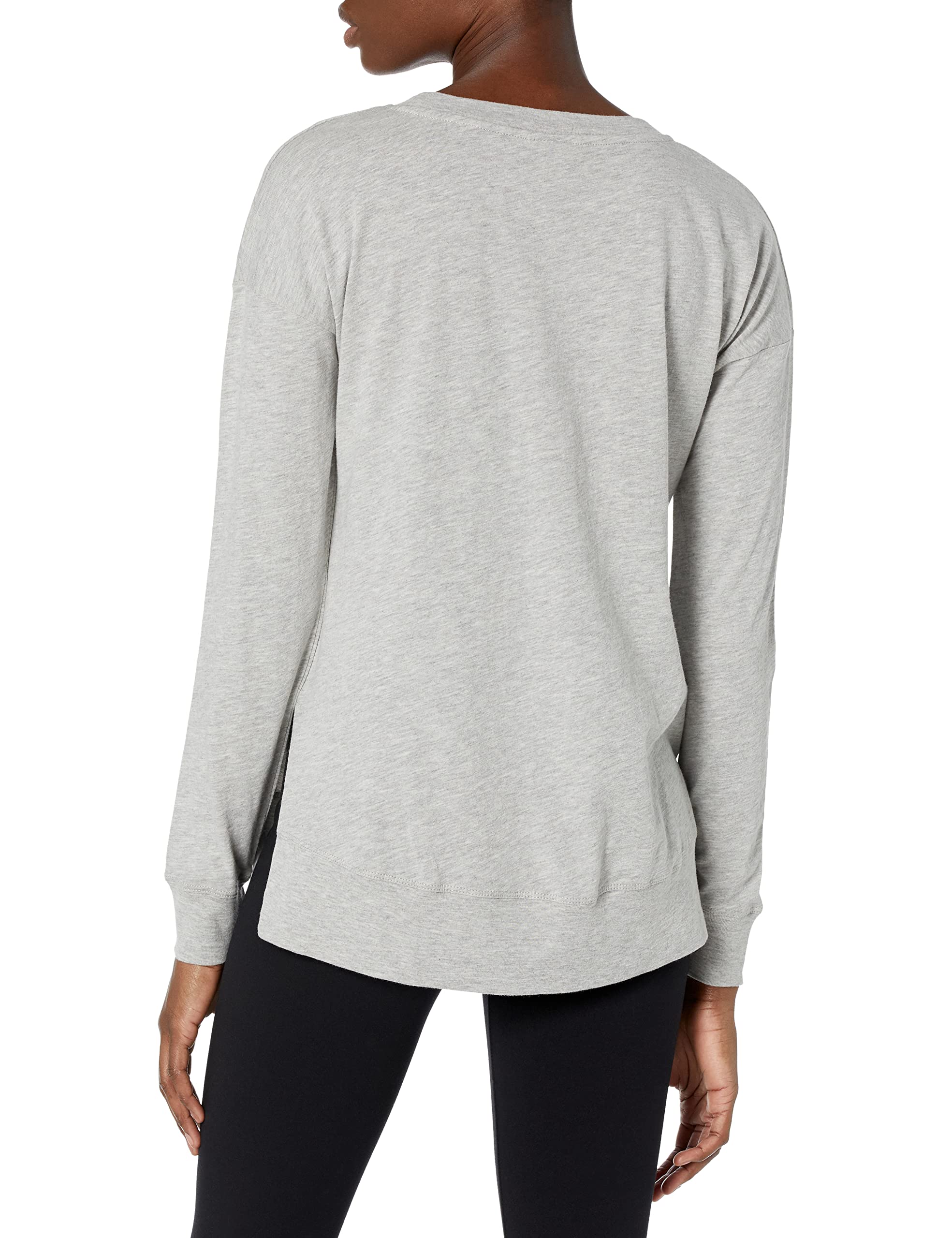 Chicka-d Women's Standard Everyday Tunic, Heather Grey, X-Large