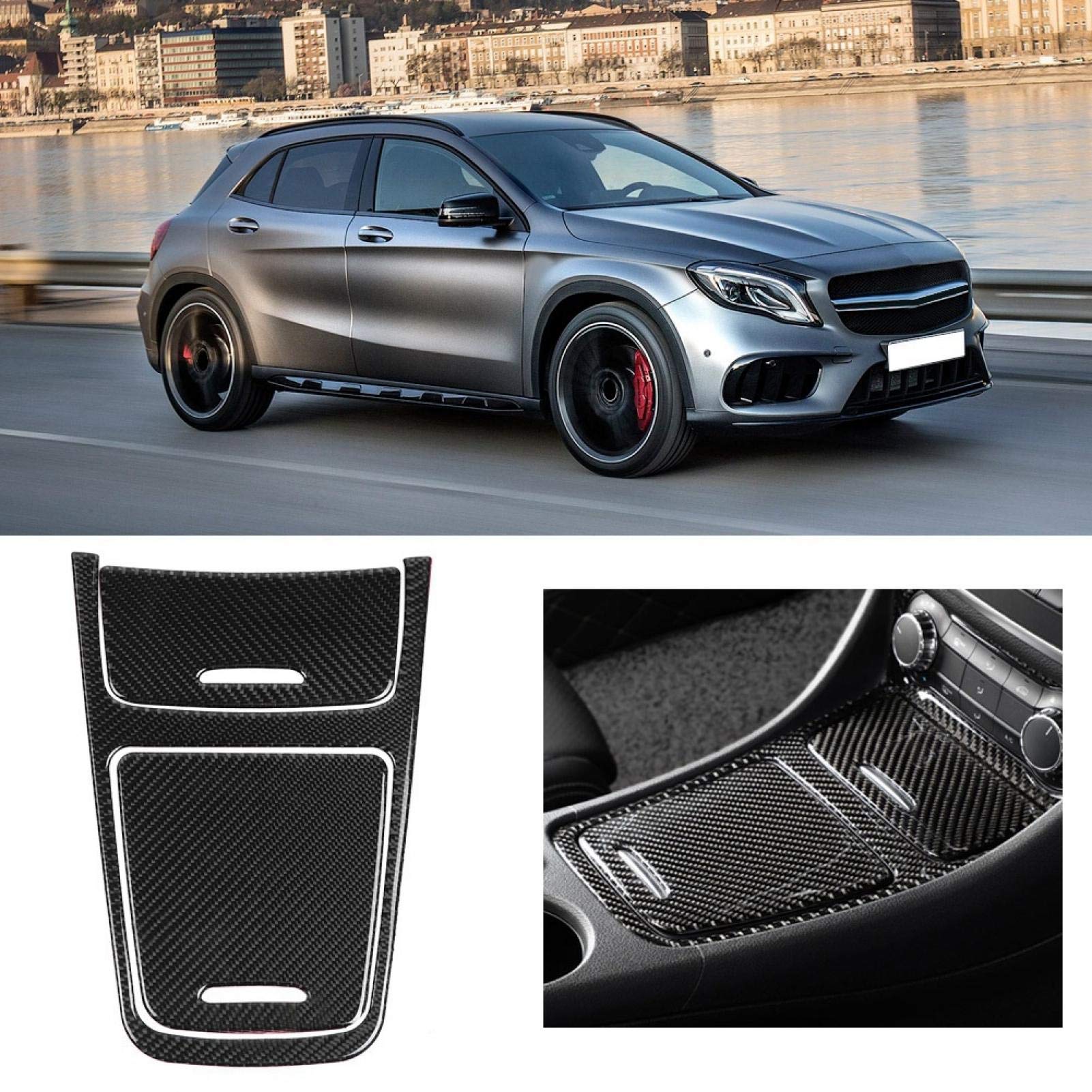 Rivestimento In Carbonio ABS Per Mercedes Classe A, CLA, GLA 2013-2019 - Lato Sinistro - Foto 6