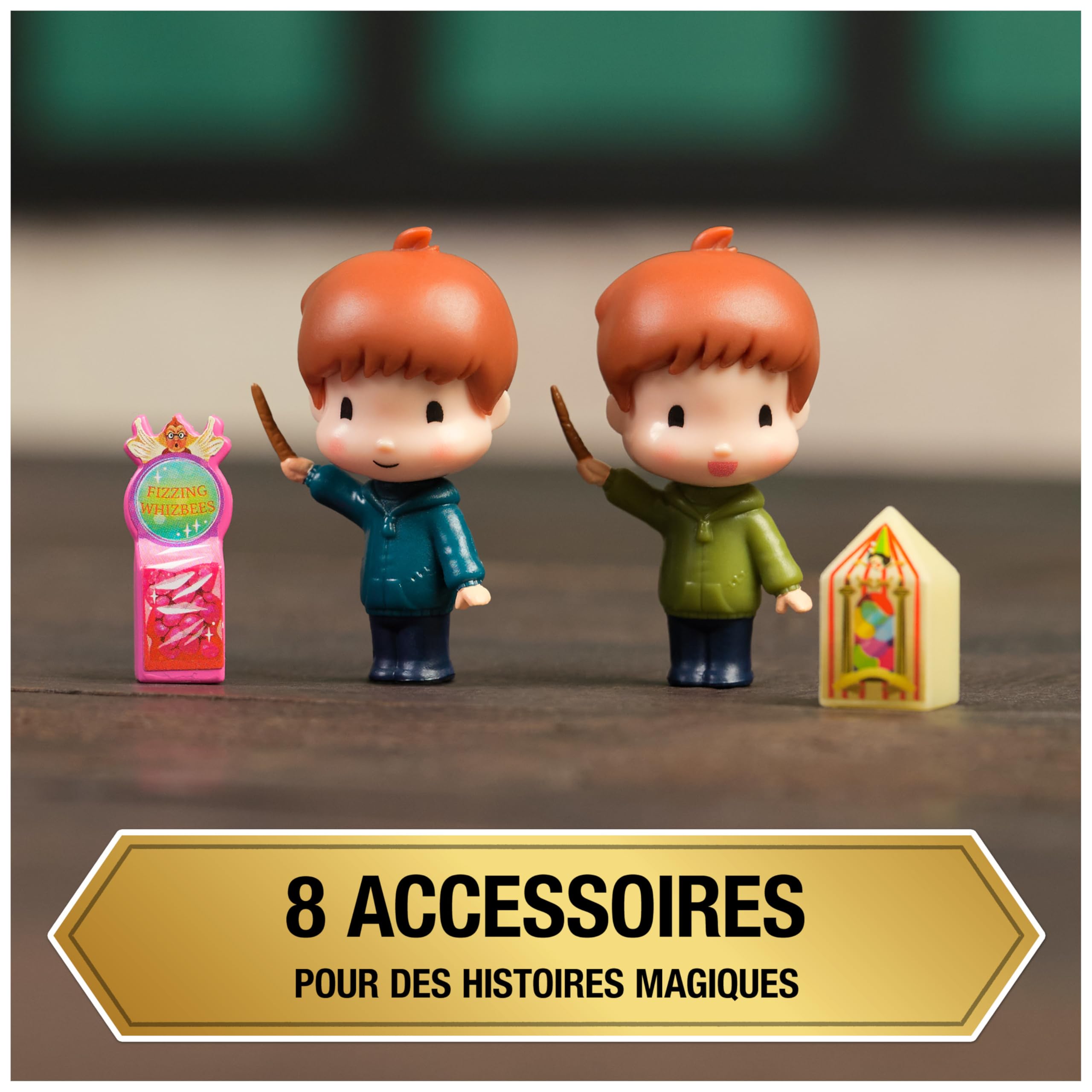 Wizarding World - Calendrier de l'Avent Harry Potter Moments Magiques - Calendrier de L'Avent pour Noël Avec 24 Surprises, Figurines Harry Potter Accessoire - Jouet Enfant 6 Ans et plus