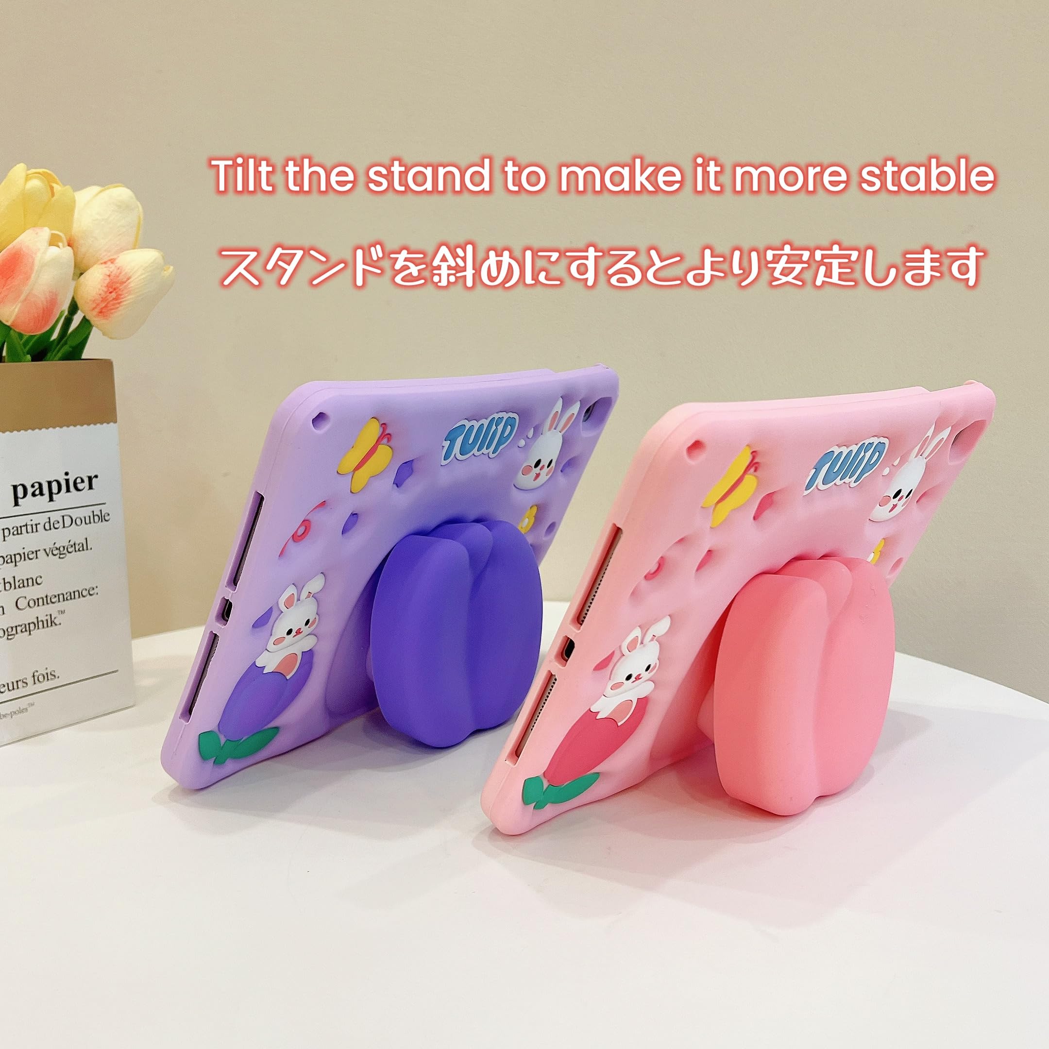 iPad - 花うさぎ Amazon.co.jp: CrazyLemon 適用 iPad Pro 12.9インチ ケース