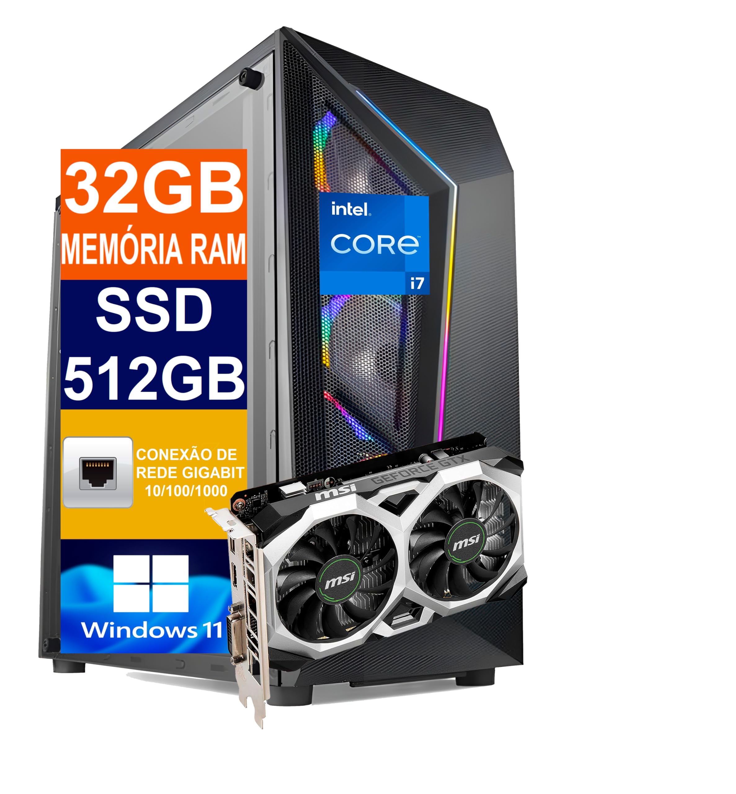 デスクトップPC／i7-10700／GTX1650／16GB／SSD512GB Pc Gamer Computador Cpu Intel Core I7 10700 / SSD 512GB M.2 NVMe