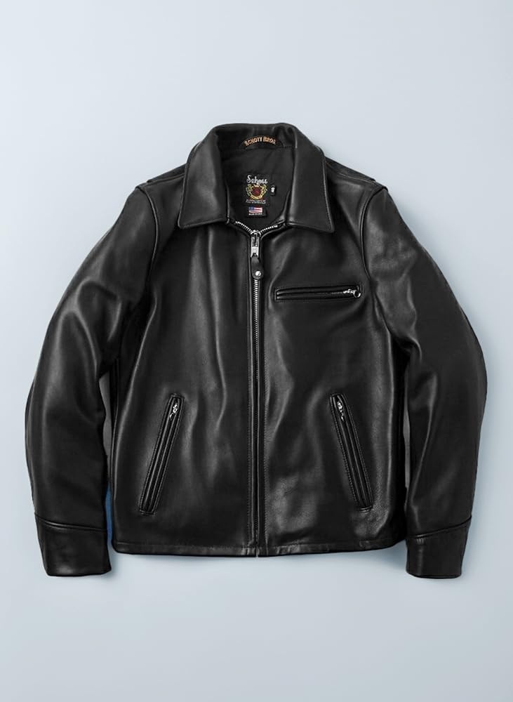 現行極美品　ショット　103us トラッカージャケット　シングルライダース　黒 Schott N.Y.C ショット 103USトラッカージャケット 日本別注
