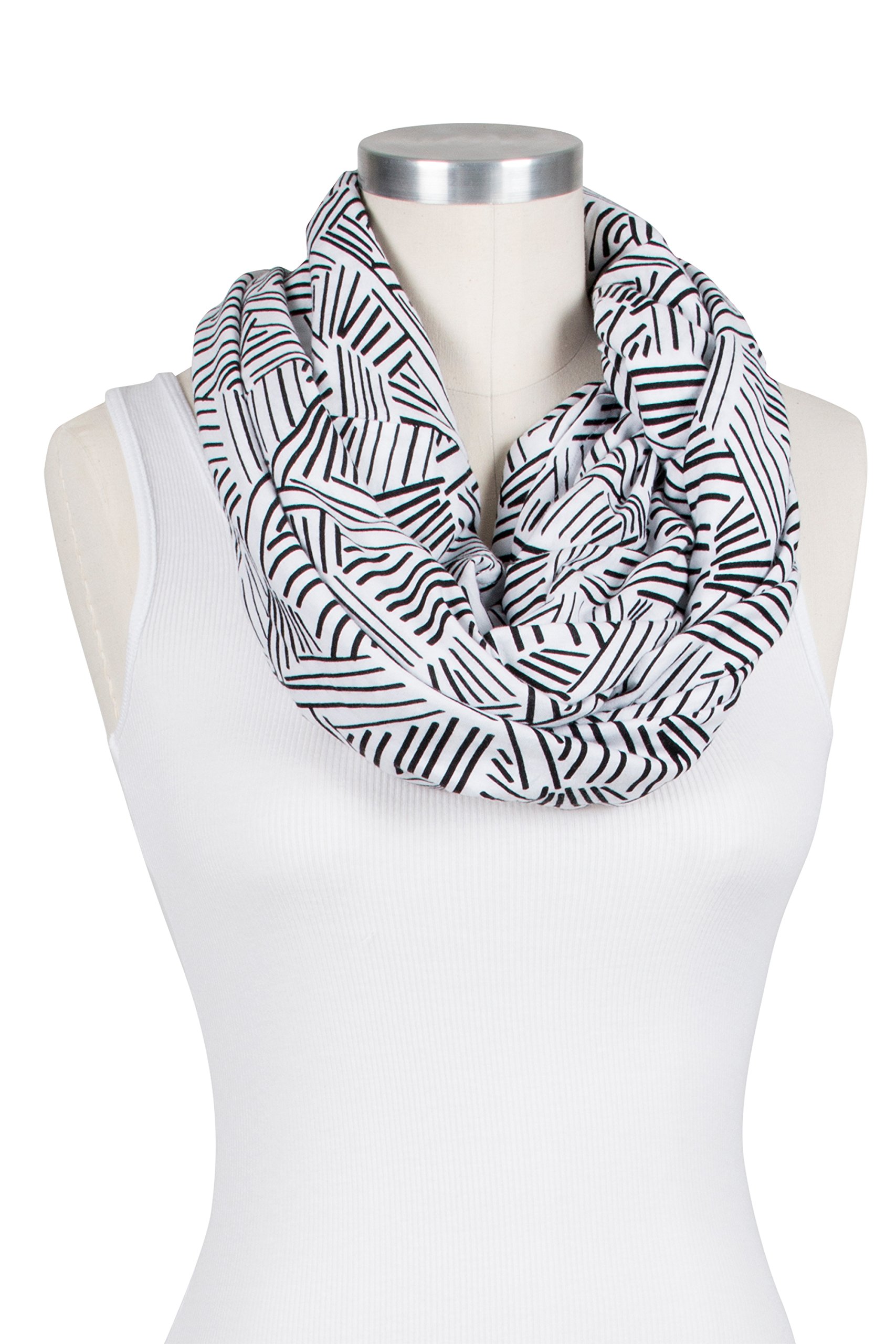 BEBE AU LAIT Premium Cotton Jersey Nursing Scarf - Montauk