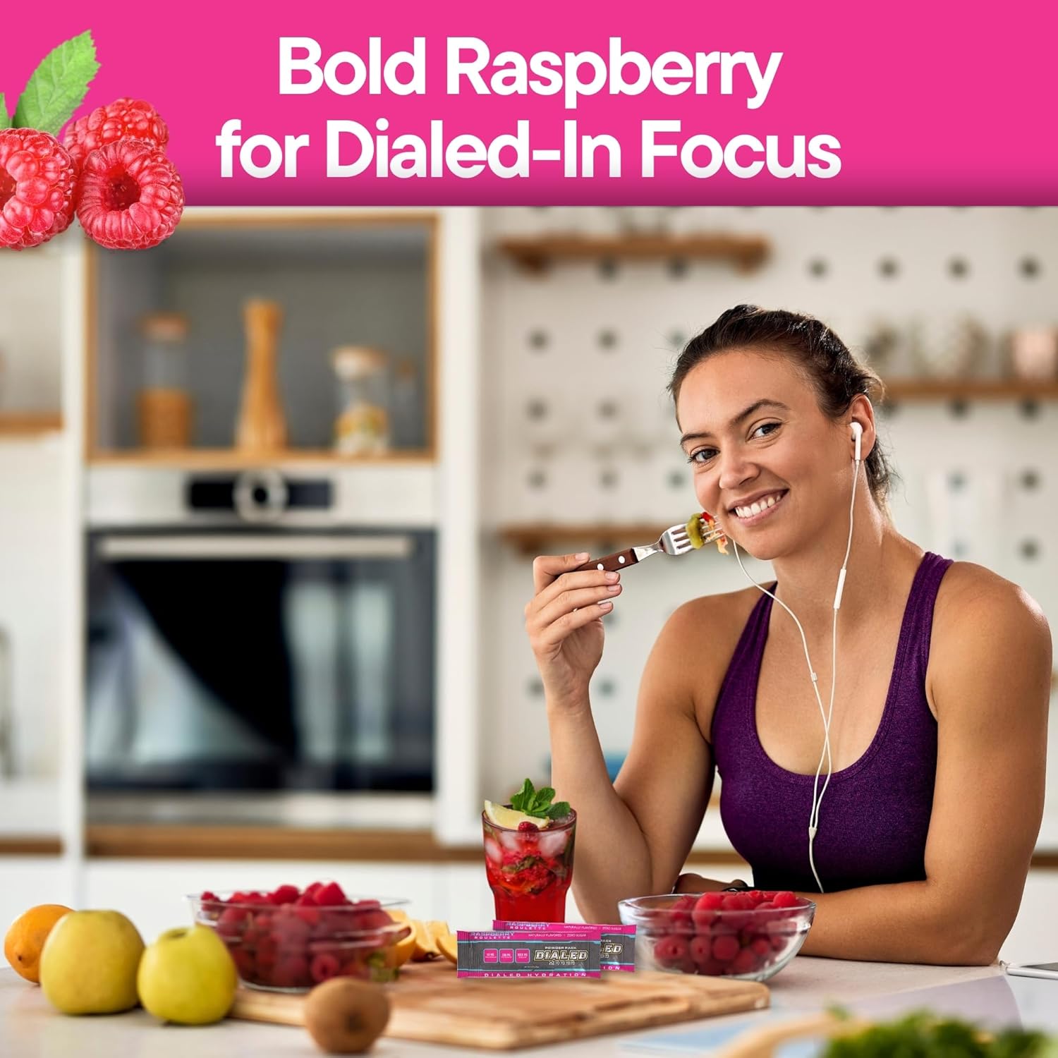 Electrolyte Powder - Raspberry Roulette – Electrolyte Hydration Powder Packs, Sugar-Free Hydration for Athletes, Keto, Vegan, Boost Energy & Endurance, Convenient, 12 Single Serve Packs - Image 3