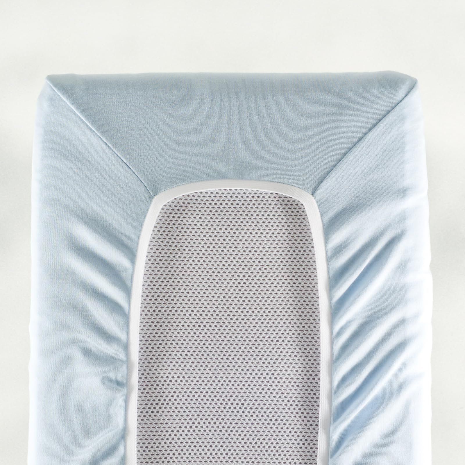Organic Glovesheet, Small Travel Cot approx 95cm x 65cm, Blue, 1 sheet