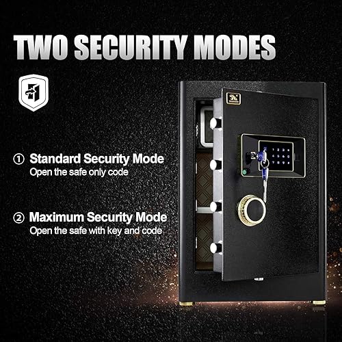 Miniatura 6 de TIGERKING Caja fuerte de seguridad para el hogar caja de seguridad 205 pies cúbicos