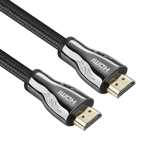 Miniatura 2 de A-tech - Cable trenzado HDMI 2.0 de alta velocidad 26AWG de 6 pies y 24 Gbps soporta 4K 2160p, HD 1080p, 3D, Ethernet Audio Return Video para PC,