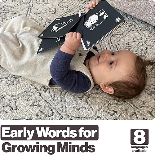 Miniatura 6 de Happy Start Tarjetas de visión de alto contraste fáciles de limpiar - Resistente al agua - Aprobado por el hospital - Listo para bolsa de pañales -