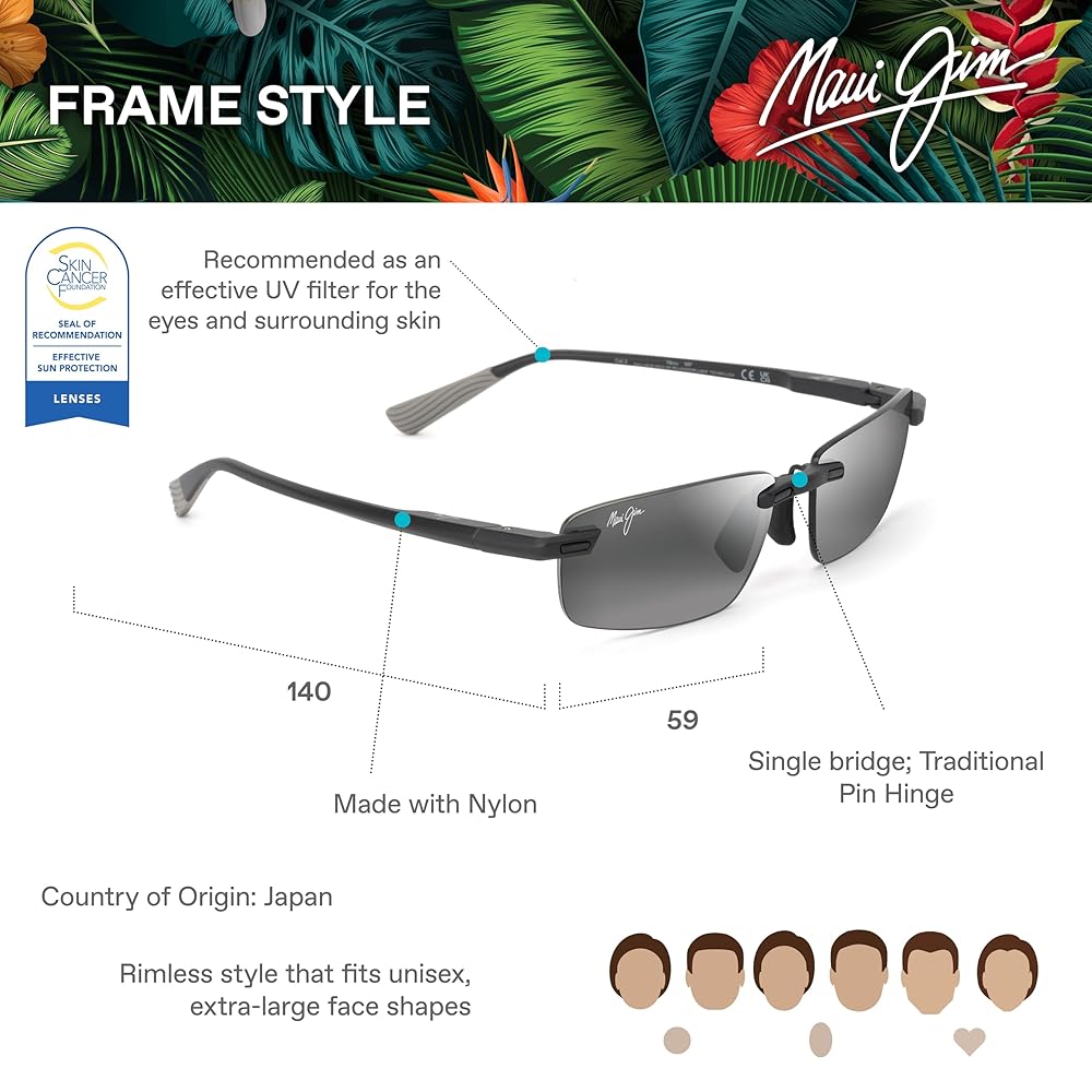 Amazon | [Maui Jim] マウイジム 偏光サングラス ミラー
