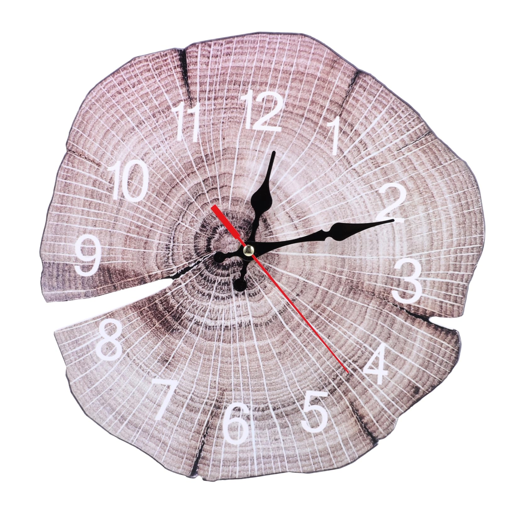 Horloge murale bois silencieuse pour salon chaleureux MAGICLULU