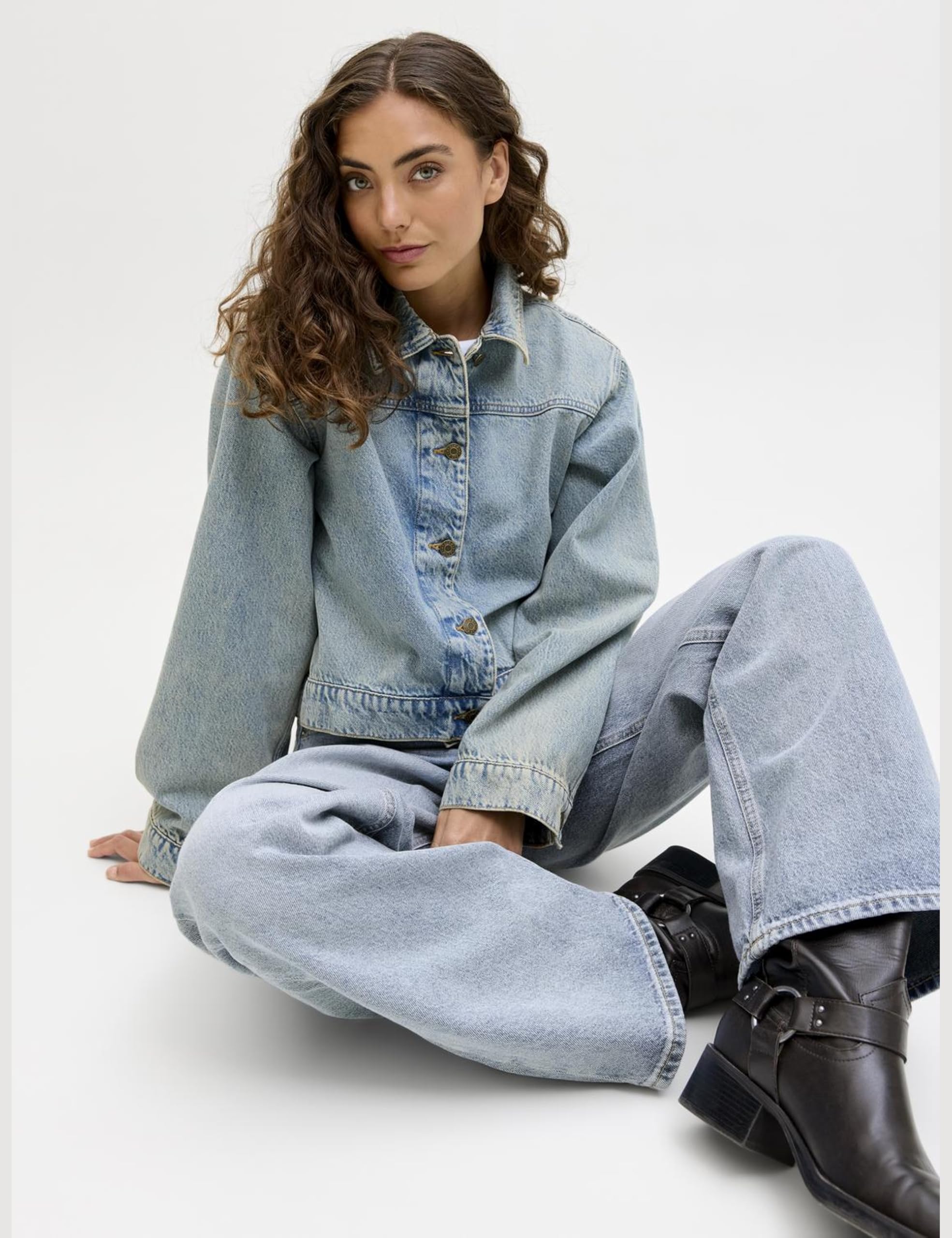 JACK & JONES Female Weit geschnitten JXTOKYO Wide HW R400 DNM NOOS