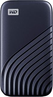 WD 2TB My Passport SSD Portable External Solid State Drive, Blue, Sturdy and Blazing Fast, Password Protection with Hardware Encryption - WDBAGF0020BBL-WESN