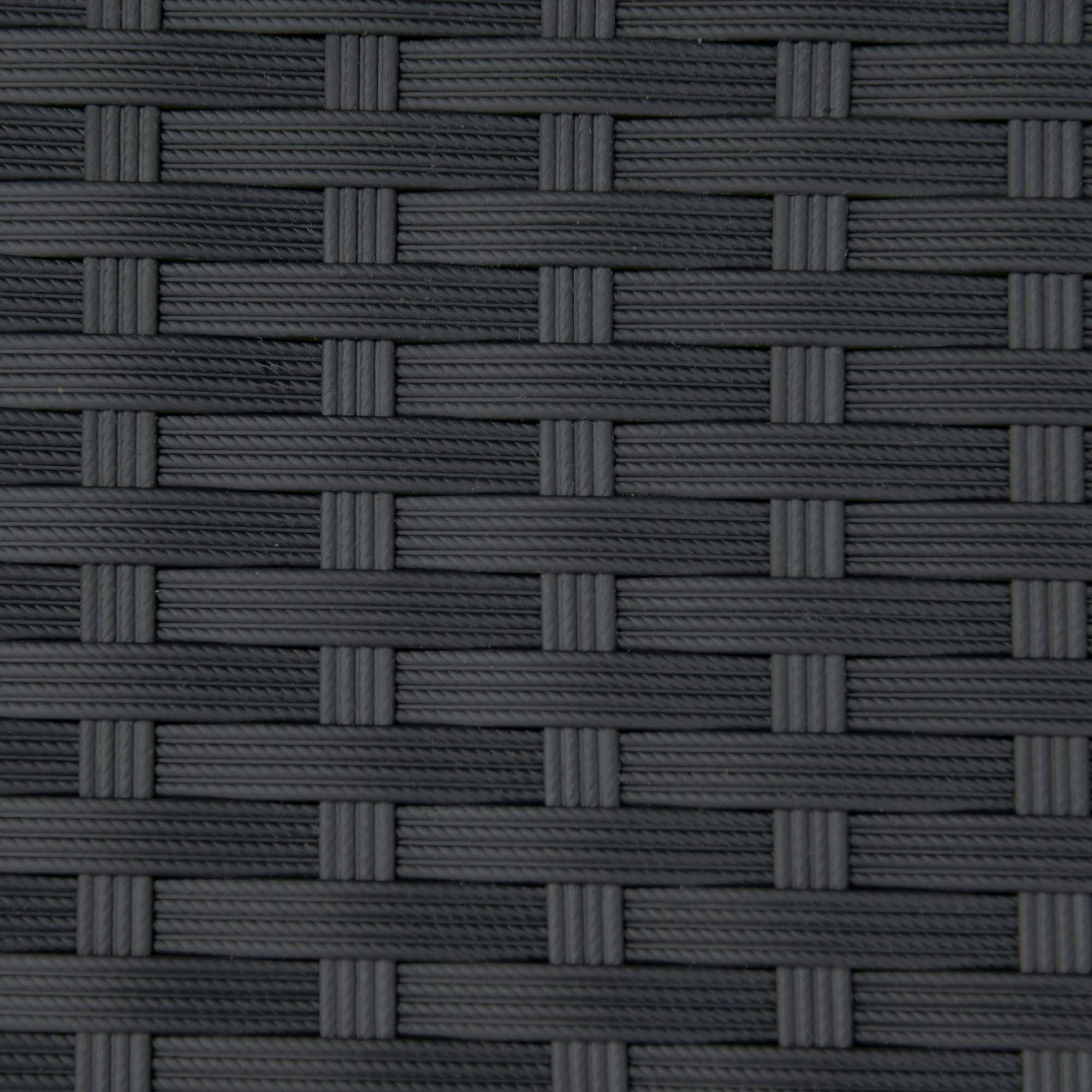 Outsunny Banc de Jardin 2 Places Style Cosy Chic résine tressée 4 Fils Imitation rotin Noir | Résine Tressée 4 Fils