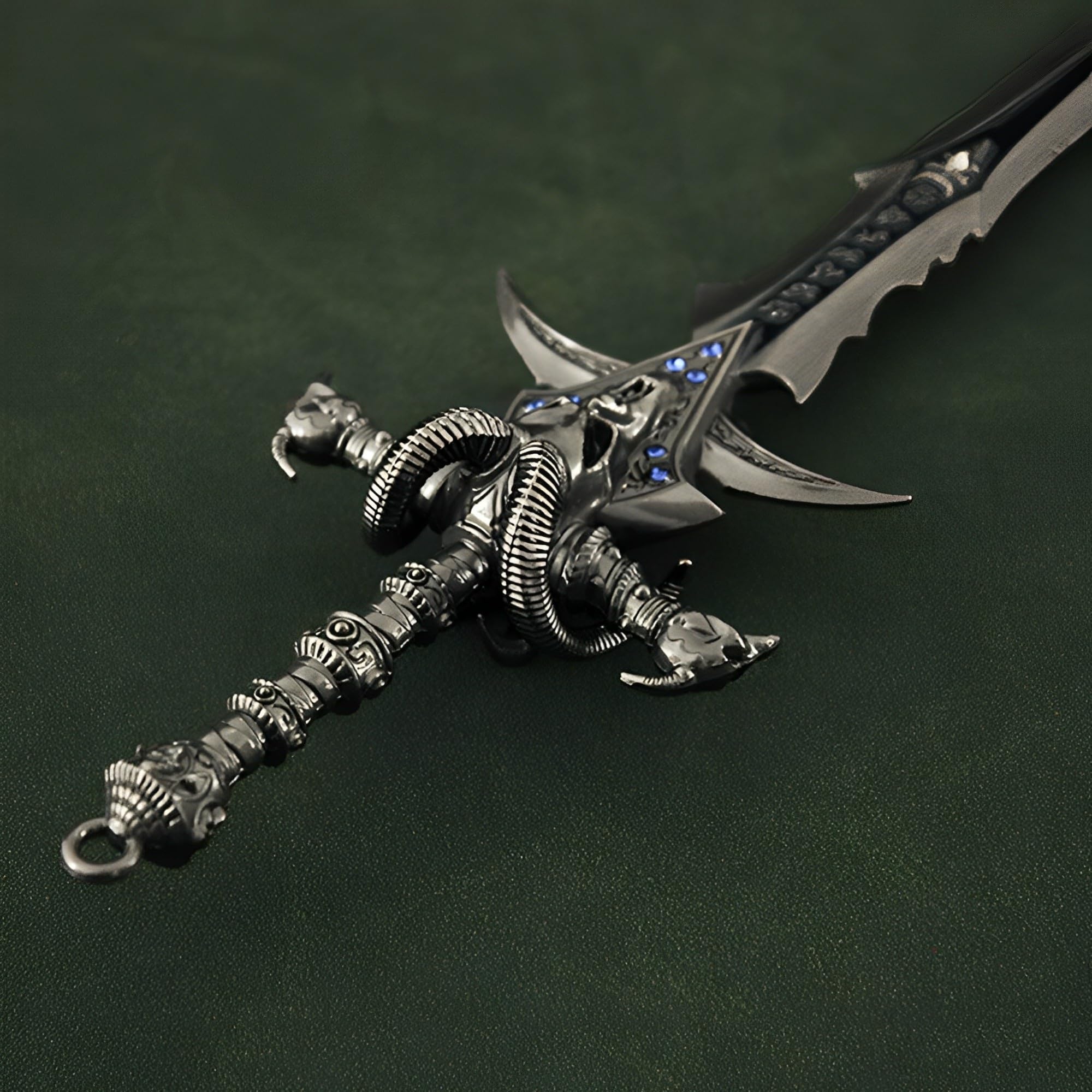 Figurine Anime, Modelli in Miniatura di Personaggi Giochi Fantasy con Supporti, Ashbringer, Frostmourne, Gorehowl