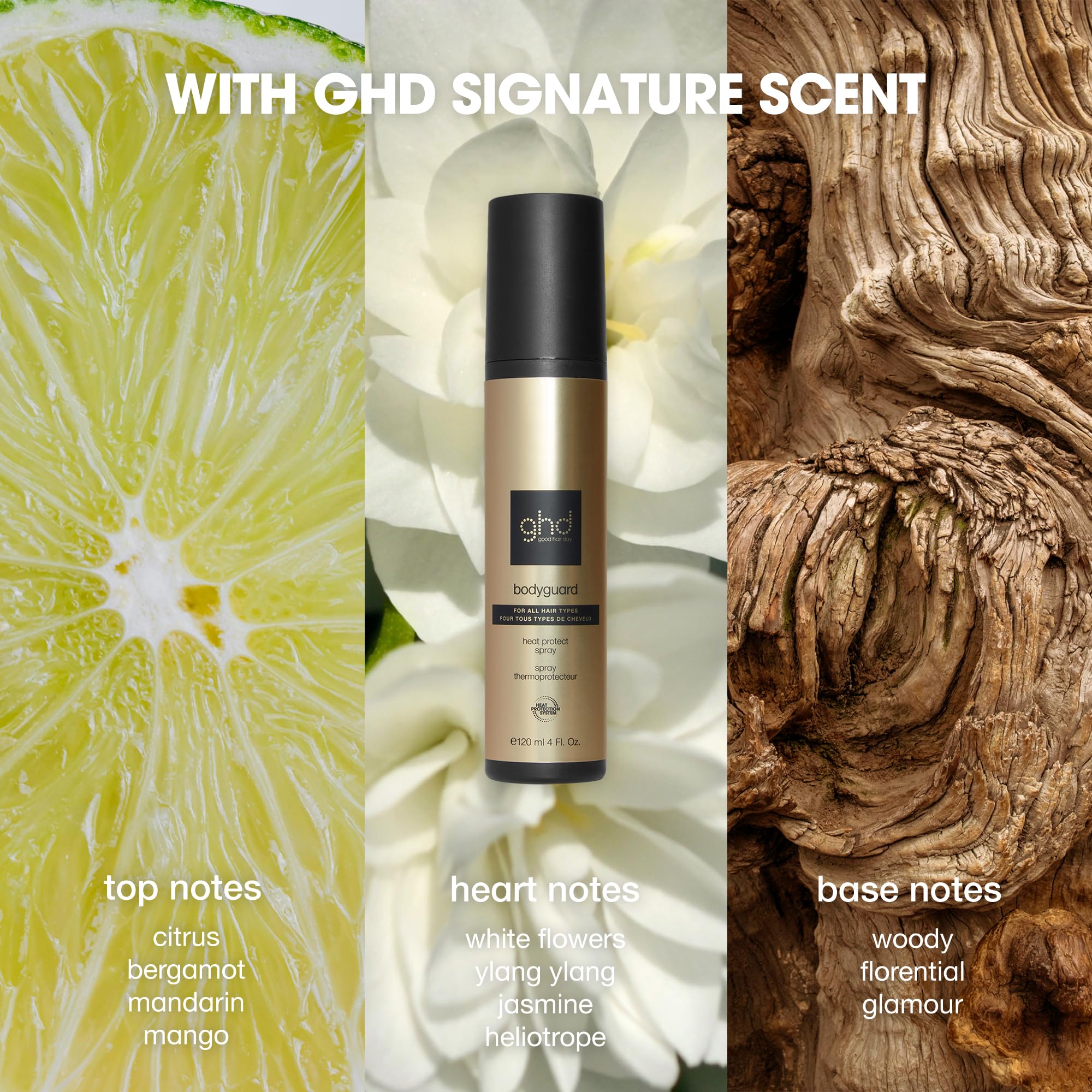 GHD Style Heat Protection Spray 120 ml pour adultes, usage quotidien, format pratique
