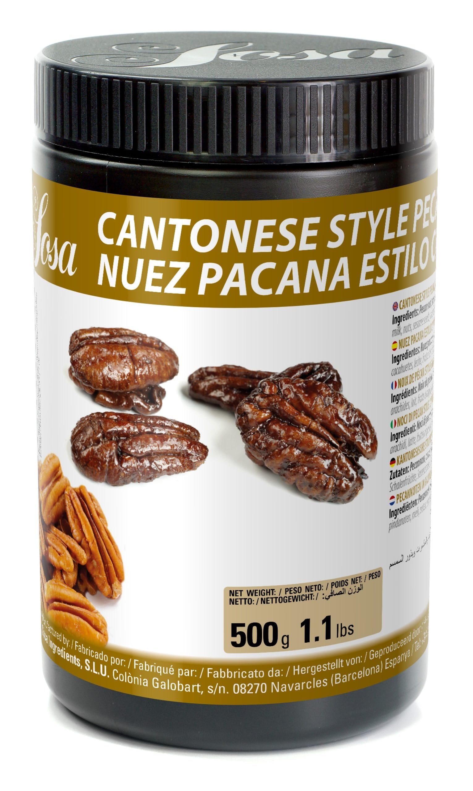 SOSA Nuez Pecana estilo Cantonés Wet Proof (Técnica de caramelización) - Formato 600 grs - Uso professional