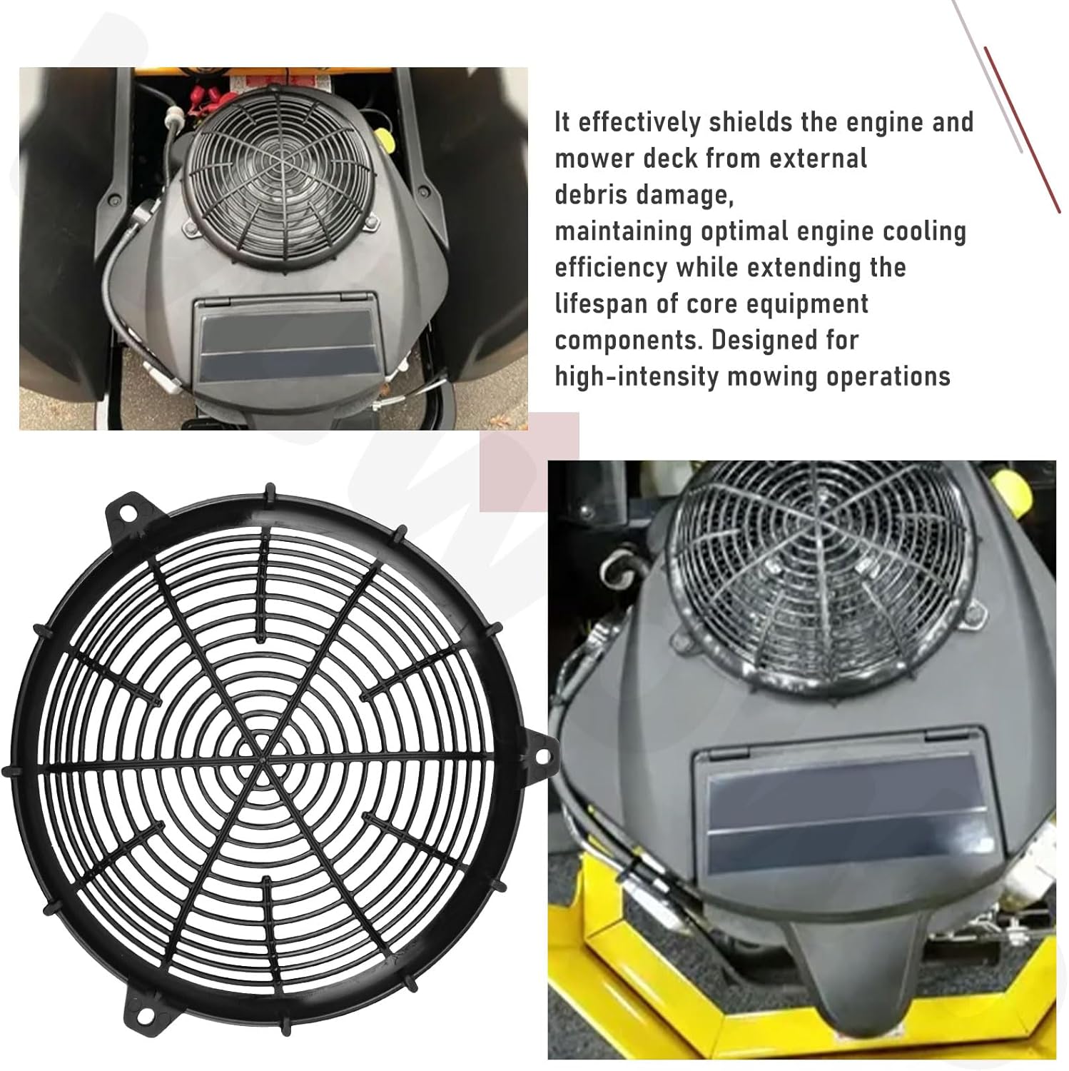 55020-0900 String Trimmer Guard Compatible with Ka-wasaki FR & FS Series, Replace 55020-t009 550200900