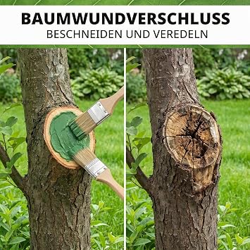 Cotton Wax Wound Closure with Brush for Trees Bonsai