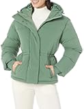 Women's Short Waisted Puffer Jacket (Available in Plus Size)