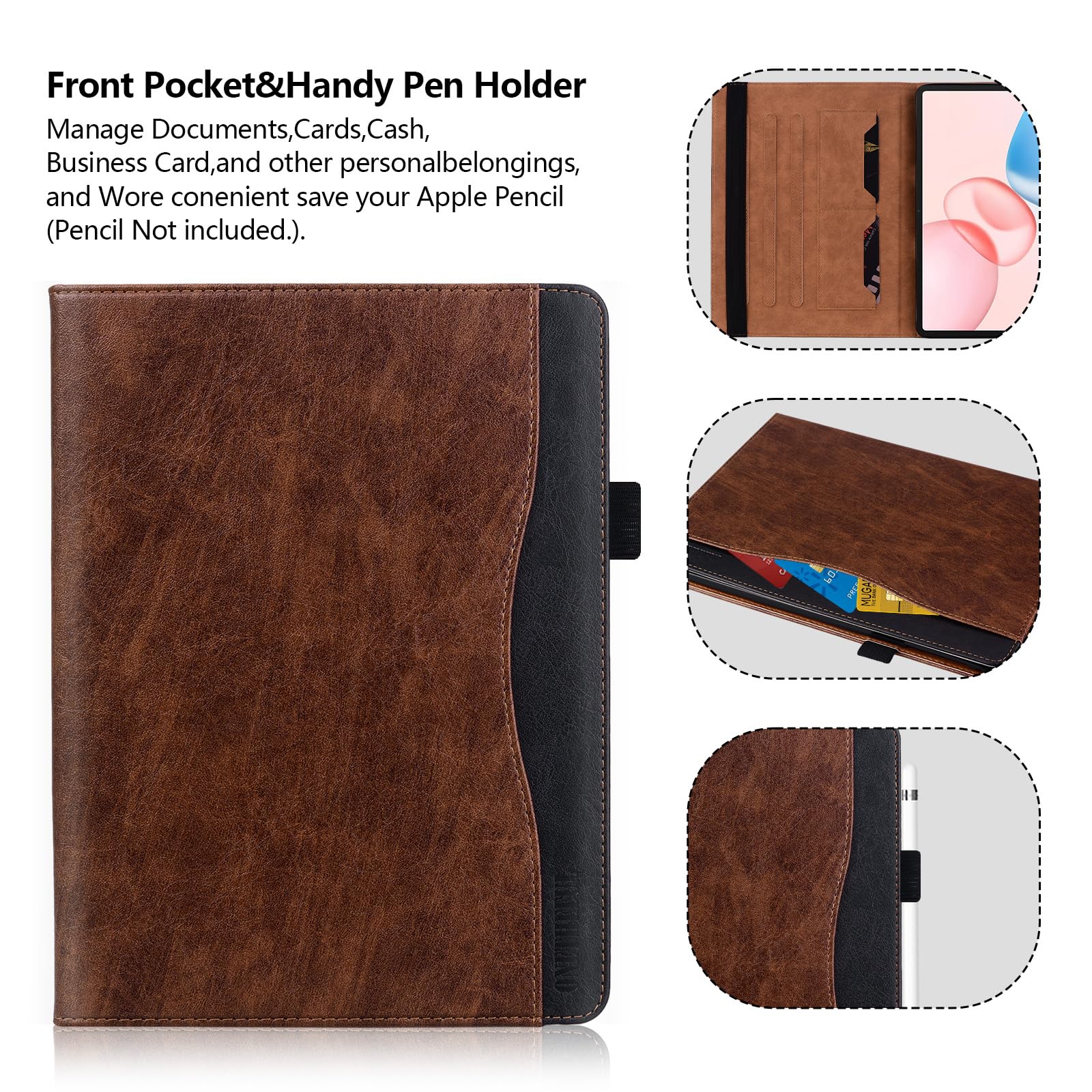 Schutzhülle Für Honor Pad X9a 11.5 Zoll – PU-Leder Case Mit Ständer, Kartenfächern & Handschlaufe Schutzhülle Für Honor Pad X9a 11.5 Zoll – PU-Leder Case Mit Ständer, Kartenfächern & Handschlaufe