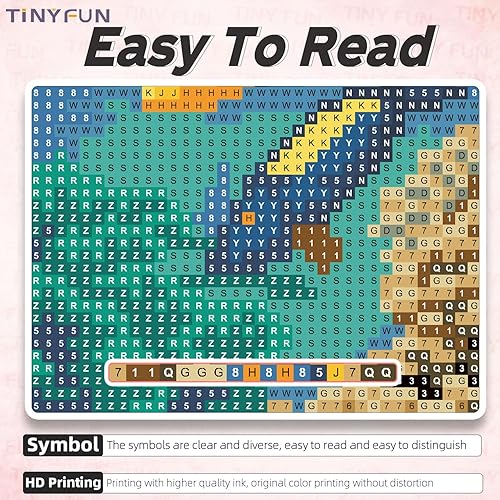 Miniatura 5 de TINY FUN Kits de pintura de diamantes 5D grandes para adultos, pintura artística de diamantes con gemas redondas de taladro completo Dotz para