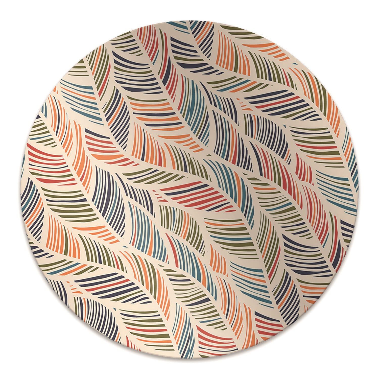 Tapis de chaise pour bureau et maison protecteur de sol en PVC vagues colorées
