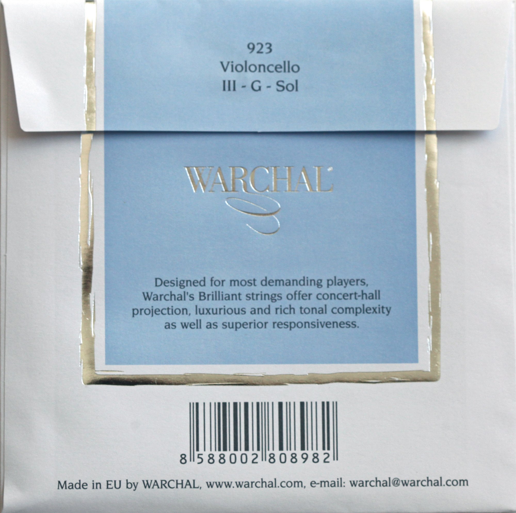 Amazon | Warchal Brilliant ワーシャル ブリリアント チェロ弦 G 923