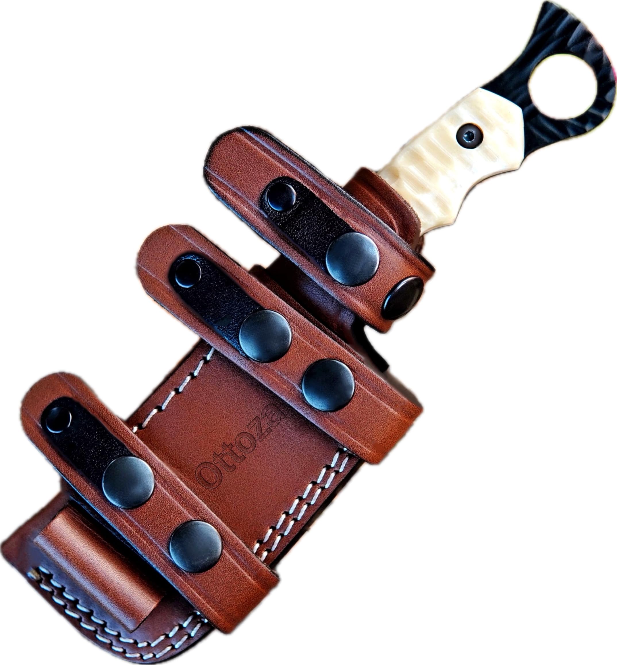 Ottoza 1095 High Carbon Steel Knife, Hunting Knife - Seax Knife - Camping Knife - Tactical Knife - Survival Knife - Bushcraft Knife 8